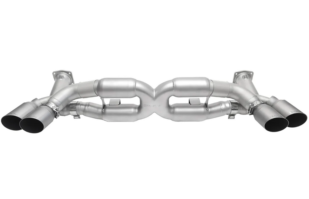 Soul Performance Porsche 991 Turbo Competition X-Pipe Exhaust System