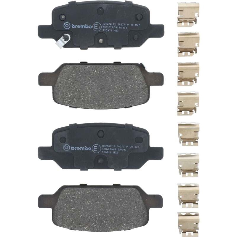 Brembo OE 17-21 Tesla Model 3/2021 Model Y Brake Pad - Rear