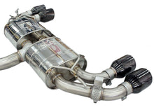 Load image into Gallery viewer, Invidia 2022+ Volkswagen Golf R MK8 76mm R400 Valved Cat Back Exhaust Straight Cut Black Tips