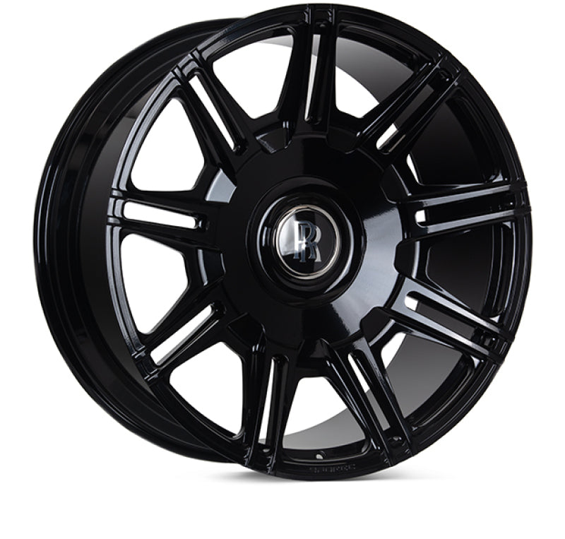 Vossen x Novitec SP2 22x10in - 5x120 BP - ET12 - Gloss Black Rolls-Royce Phantom 1st Gen Rear Wheel