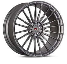 Load image into Gallery viewer, Vossen Forged S17-04 -22X11.5 / 5X120 / 74.1 - Brushed Stealth Grey Fountain Blue V F9X X5M Rear