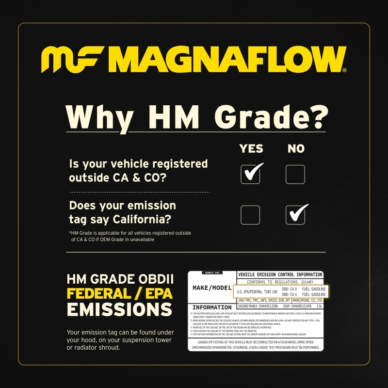 MagnaFlow 96-98 Volvo 850 2.4L Direct Fit Converter
