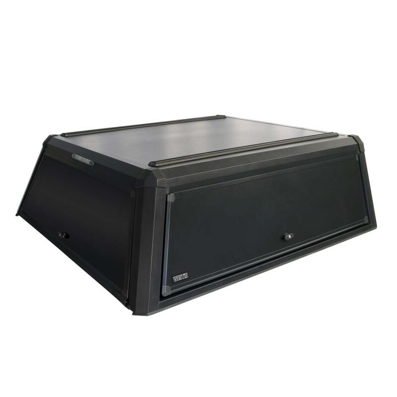 Westin EXP Truck Cap COMPLETE KIT A + BS (21-25 Ford F-150/Lightning/Raptor CC 5.5ft. Bed) - Black