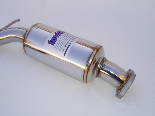 Invidia 06-08 Honda Fit 50mm (101mm tip) Cat-back Exhaust