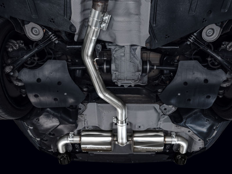 AWE 19-23 BMW 330i / 21-23 BMW 430i Base G2X Touring (Excl. Conv) Axle-Back Exhaust - Diamond Black