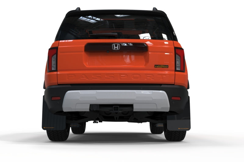 Rally Armor 2026 Honda Passport Black UR Mudflap - White Logo
