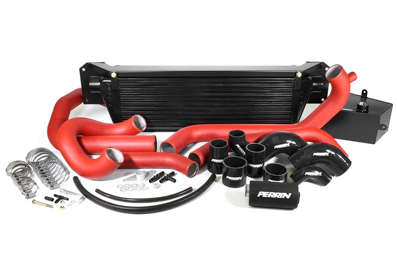 PERRIN 15-21 Subaru WRX/STI Front Mount Intercooler Core + Mounting Beam - Black Core