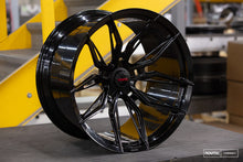 Load image into Gallery viewer, Vossen x Novitec NF11 21x9.5in - 5x114.3 BP - ET38 - Gloss Black Ferrari 296 Front Wheel