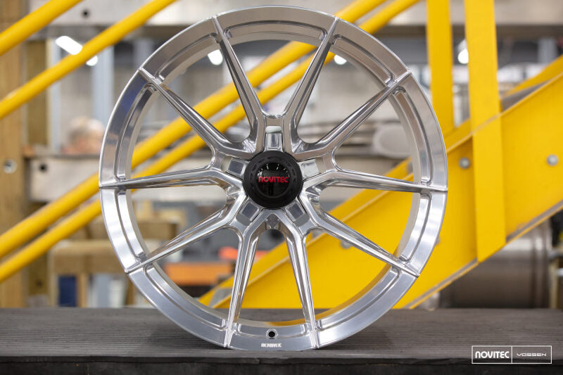 Vossen x Novitec NF10 22x12 - 5x114.3 BP - ET47 - Brushed Gloss Clear Ferrari FF/Portofino Rr Wheel