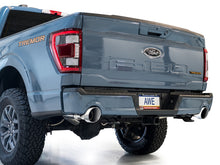 Load image into Gallery viewer, AWE Tuning 2021+ Ford F150 Tremor w/ Bumper Cutouts 0FG Non-Resonated Cat-Back w/ Chrome Silver Tips