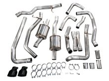 Load image into Gallery viewer, AWE Tuning 2025+ RAM 1500 RHO 3.0 I6 TT 0FG Dual Rear Exit Cat-Back Exhaust - Diamond Black Tips
