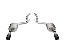 Load image into Gallery viewer, Corsa 2024+ Ford Mustang GT Sport Axle-Back Dual Rear Exit with 4.5in Straight Cut Black PVD Tips