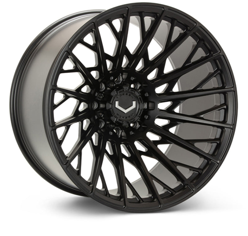 Vossen VFX-02T 24x14 - 8x180 - ET75 - Mega Deep - 124.3 - Satin Black Wheel