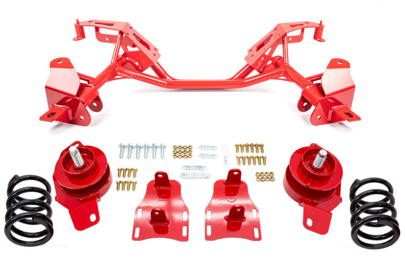 UMI Performance 82-92 GM F-Body LSX Engine Tubular K-Member w/ Weight Jack Kit (850lb.) - Red