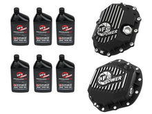 Load image into Gallery viewer, aFe Power Front/Rear Diff Cover Kit w/ Oil 20-25 GM Diesel Trucks V8 (AAM 9.25-12 &amp; AAM 11.5-12-14)