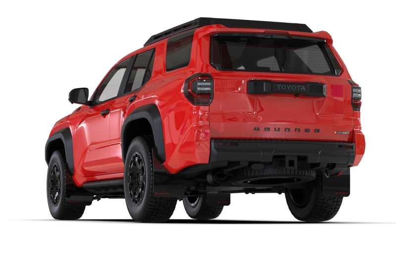 Rally Armor 25-26 Toyota 4Runner Black UR Mud Flap w/ Red Logo