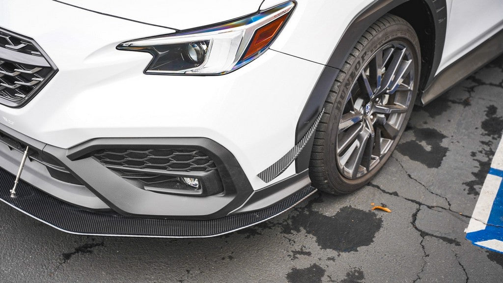 Subaru WRX Carbon Fiber Front Bumper Canards 2022-2023                      Subaru WRX Carbon Fiber Front Bumper Canards 2022-2023