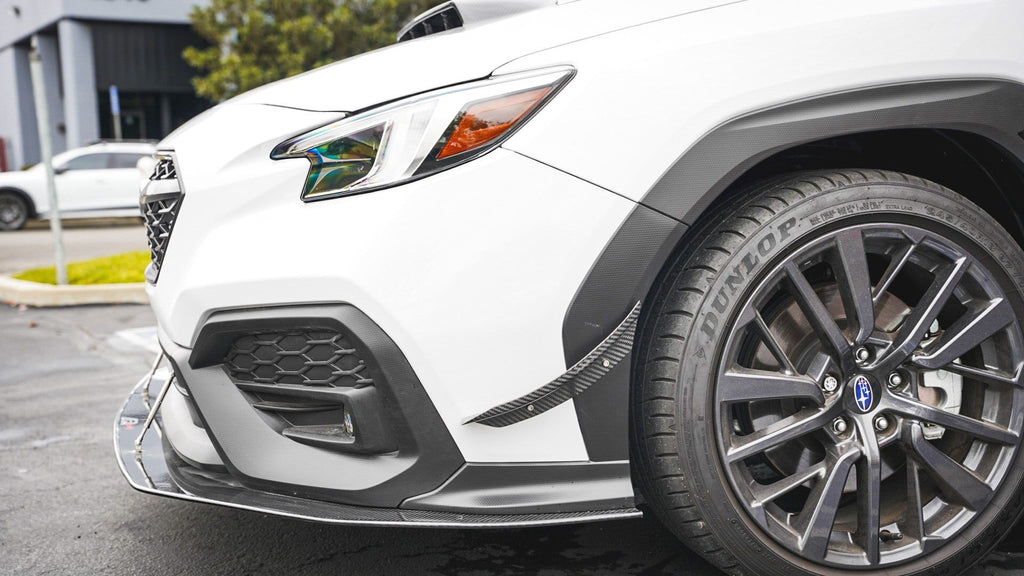 Subaru WRX Carbon Fiber Wind Splitter w/ Rods 2022-2023                      Subaru WRX Carbon Fiber Wind Splitter w/ Rods 2022-2023