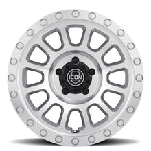 Load image into Gallery viewer, ICON Hulse 18x9 8x180 12mm Offset 5.5in BS Silver Machined
