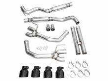 Load image into Gallery viewer, AWE 2024 Ford Mustang Dark Horse S650 RWD Track Edition Cat-Back Exhaust w/ Quad Diamond Black Tips