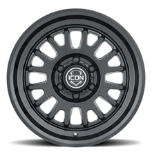 Load image into Gallery viewer, ICON Anza 17x8.5 6x5.5 25mm Offset 5.75in BS 95.1mm Hub Bore Satin Black Wheel