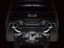 Load image into Gallery viewer, AWE 2024 Ford Mustang Dark Horse S650 RWD Track Edition Cat-Back Exhaust w/ Quad Chrome Silver Tips