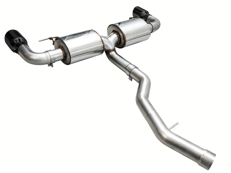 AWE 19-23 BMW 330i / 21-23 BMW 430i Base G2X Touring (Excl. Conv) Axle-Back Exhaust - Diamond Black