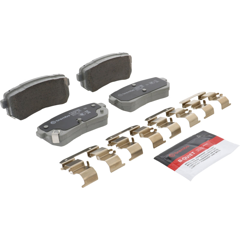Brembo 2021 Hyundai Sonata/ Kia Optima/ Hyundai Kona/ Kia Seltos Rear NAO Brake Pad