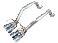 Load image into Gallery viewer, AWE Tuning 05-07 C6 Chevrolet Corvette 6.0L Track Edition Axle-Back Exhaust w/ Chrome Silver Tips