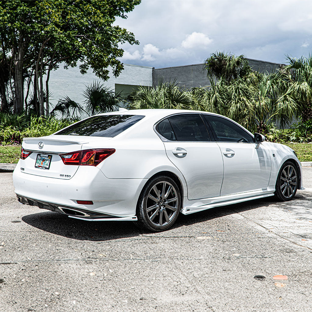 Lexus GS Base Model, F-Sport NIA rear lip spats bodykit 2012-2020 in ABS