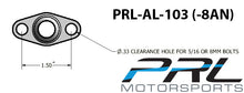 Load image into Gallery viewer, PRL Motorsports GT Turbo -8AN Ported Oil Drain Flange Slotted
