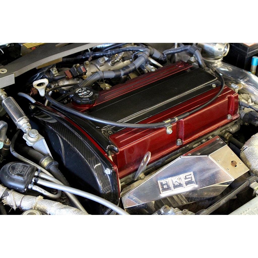Mitsubishi Evolution 8 / 9 Carbon Fiber Cam Gear Cover 2003-2007                      Mitsubishi Evolution 8 / 9 Carbon Fiber Cam Gear Cover 2003-2007