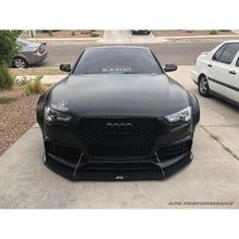 Load image into Gallery viewer, Audi S5 / RS5 Stock Bumper Front Wind Splitter 2013-2016                      Audi S5 / RS5 Stock Bumper Front Wind Splitter 2013-2016