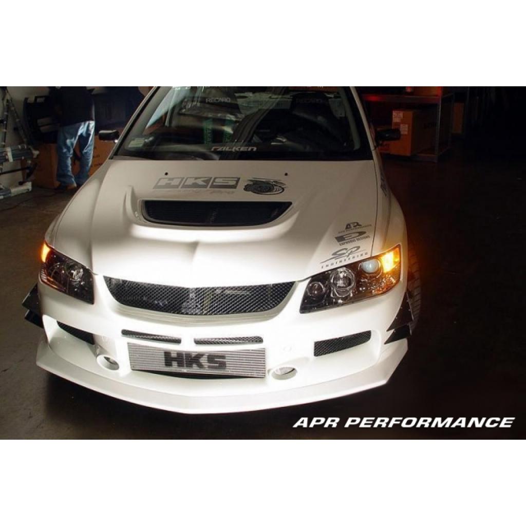 Mitsubishi Evolution 8 / 9 Front Bumper w/ Front Air Dam Incorporated 2003-2007                      Mitsubishi Evolution 8 / 9 Front Bumper w/ Front Air Dam Incorporated 2003-2007