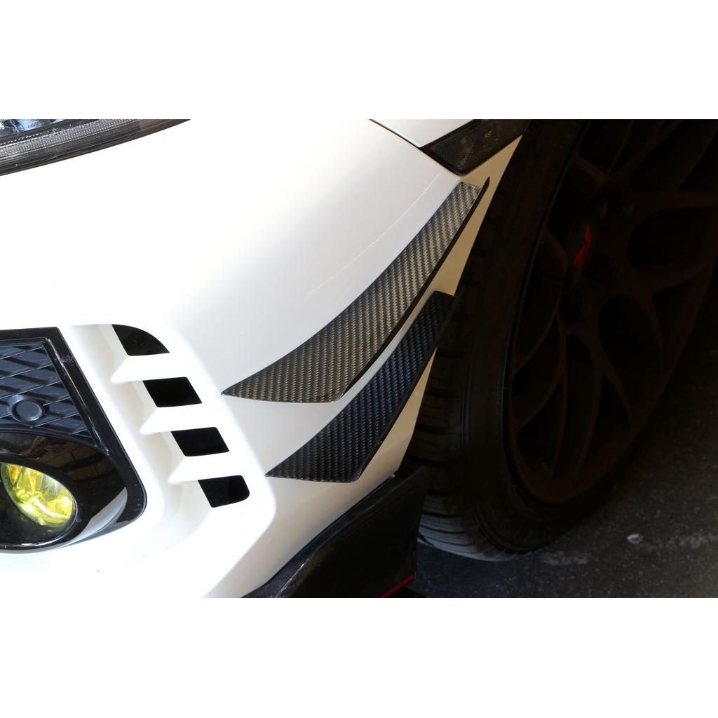 Honda FK8 Civic Type R Front Bumper Canards 2017 - 2021                      Honda FK8 Civic Type R Front Bumper Canards 2017 - 2021