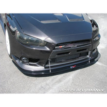 Load image into Gallery viewer, Mitsubishi Evolution X with OEM lip Front Wind Splitter 2008-2016                      Mitsubishi Evolution X with OEM lip Front Wind Splitter 2008-2016