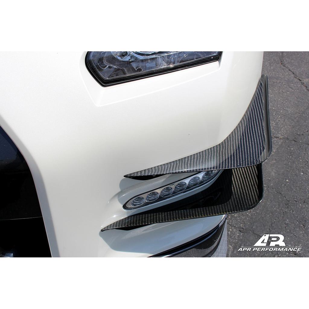 Nissan GTR R35 Front Bumper Canards 2012-2016                      Nissan GTR R35 Front Bumper Canards 2012-2016