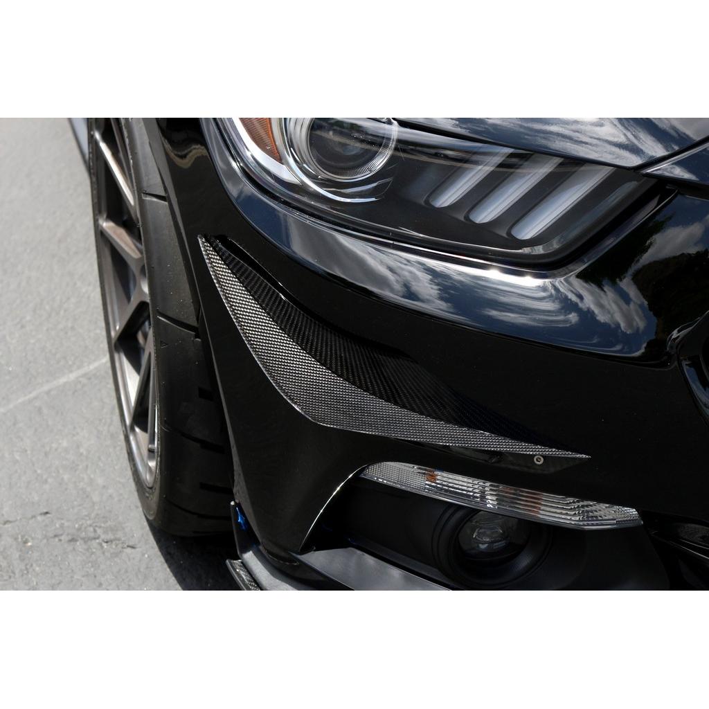 Ford Mustang S550 Front Bumper Canards 2015-2017                      Ford Mustang S550 Front Bumper Canards 2015-2017