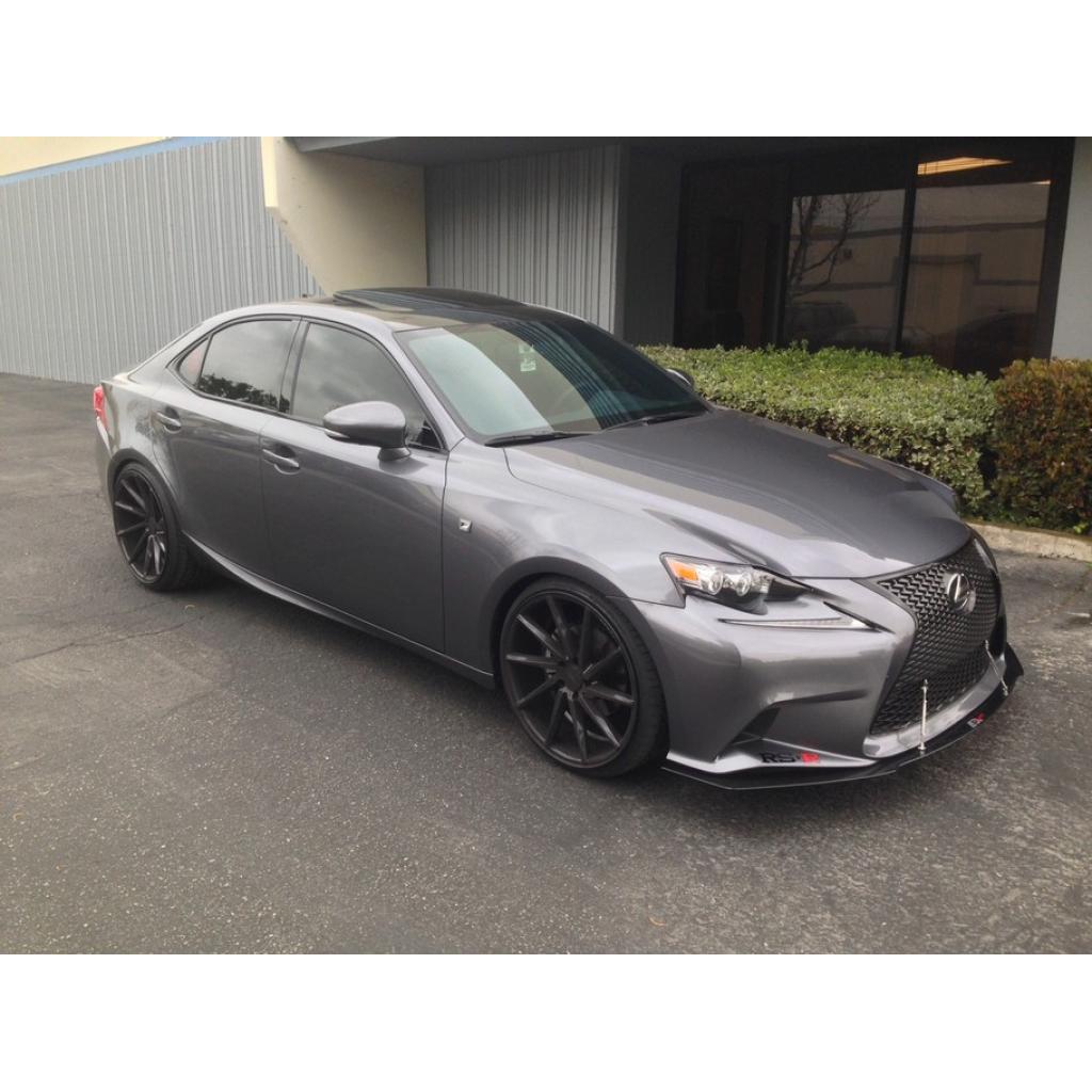 Lexus IS-250 / IS-300 F Sport Bumper Front Wind Splitter 2014-2015                      Lexus IS-250 / IS-300 F Sport Bumper Front Wind Splitter 2014-2015