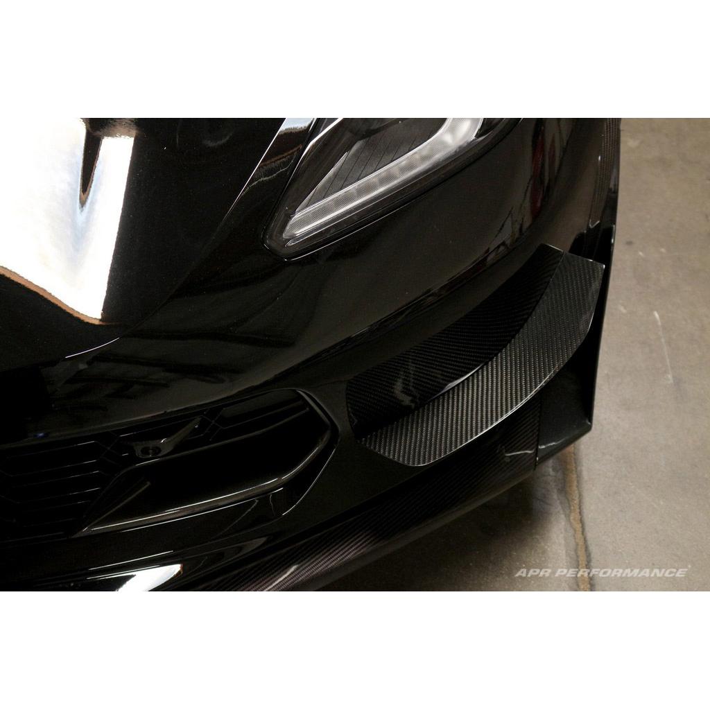 Chevrolet Corvette C7 / C7 Z06 Front Bumper Race Canards 2014-2019                      Chevrolet Corvette C7 / C7 Z06 Front Bumper Race Canards 2014-2019