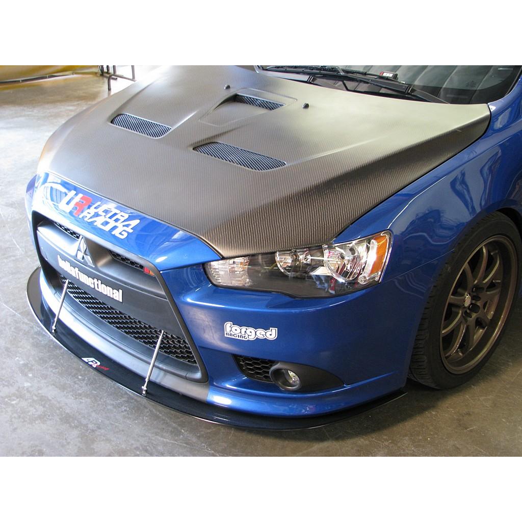 Mitsubishi Lancer Ralliart Front Wind Splitter 2009-Up                      Mitsubishi Lancer Ralliart Front Wind Splitter 2009-Up