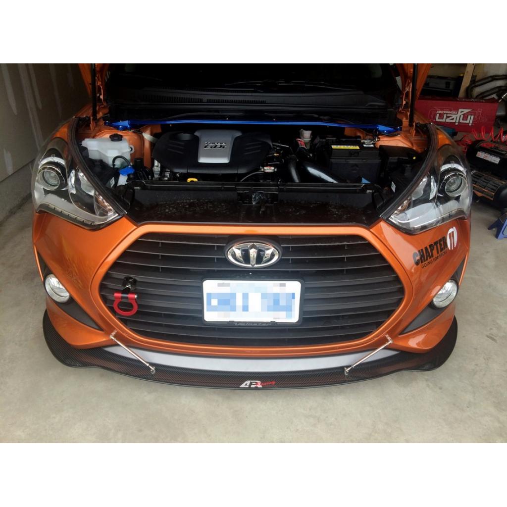 Hyundai Veloster Front Wind Splitter 2013-2018                      Hyundai Veloster Front Wind Splitter 2013-2018