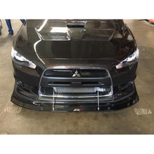 Load image into Gallery viewer, Mitsubishi Evolution X with APR Lip Front Wind Splitter 2008-2016                      Mitsubishi Evolution X with APR Lip Front Wind Splitter 2008-2016