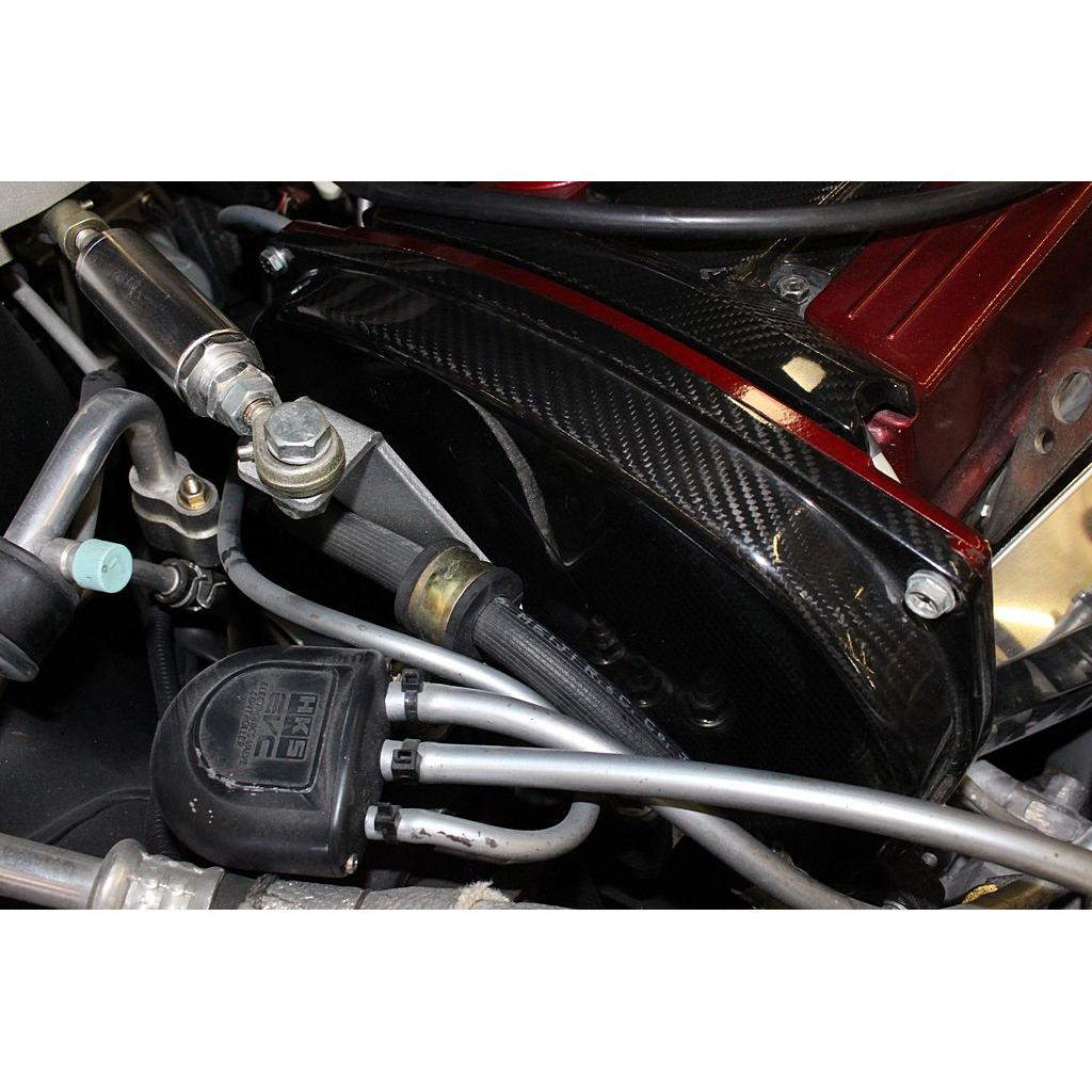 Mitsubishi Evolution 8 / 9 Carbon Fiber Cam Gear Cover 2003-2007                      Mitsubishi Evolution 8 / 9 Carbon Fiber Cam Gear Cover 2003-2007