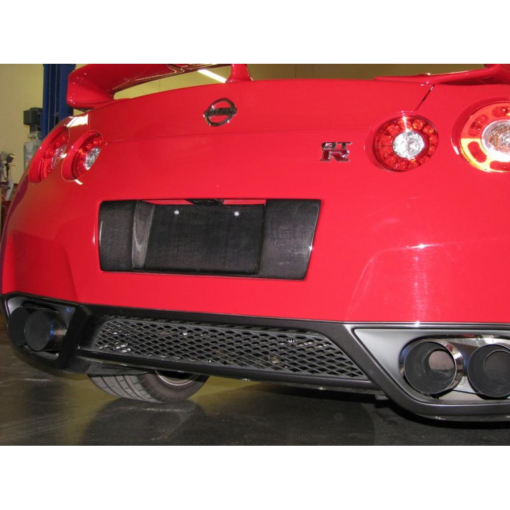 Nissan GTR R35 License Plate Backing 2008-2011                      Nissan GTR R35 License Plate Backing 2008-2011