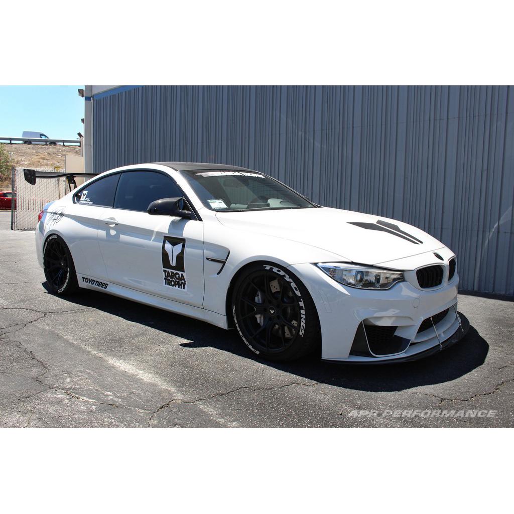 BMW F82 M4 / F80 M3 with M Performance Lip Front Wind Splitter                      BMW F82 M4 / F80 M3 with M Performance Lip Front Wind Splitter