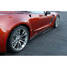 Load image into Gallery viewer, Chevrolet Corvette C7 Carbon Fiber Side Rocker Extensions/ Side Skirt