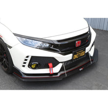 Load image into Gallery viewer, Honda FK8 Civic Type R with OEM Lip Front Wind Splitter 2017-2021                      Honda FK8 Civic Type R with OEM Lip Front Wind Splitter 2017-2021
