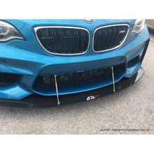 Load image into Gallery viewer, BMW F87 M2 Stock Bumper Front Wind Splitter 2016-2021                      BMW F87 M2 Stock Bumper Front Wind Splitter 2016-2021
