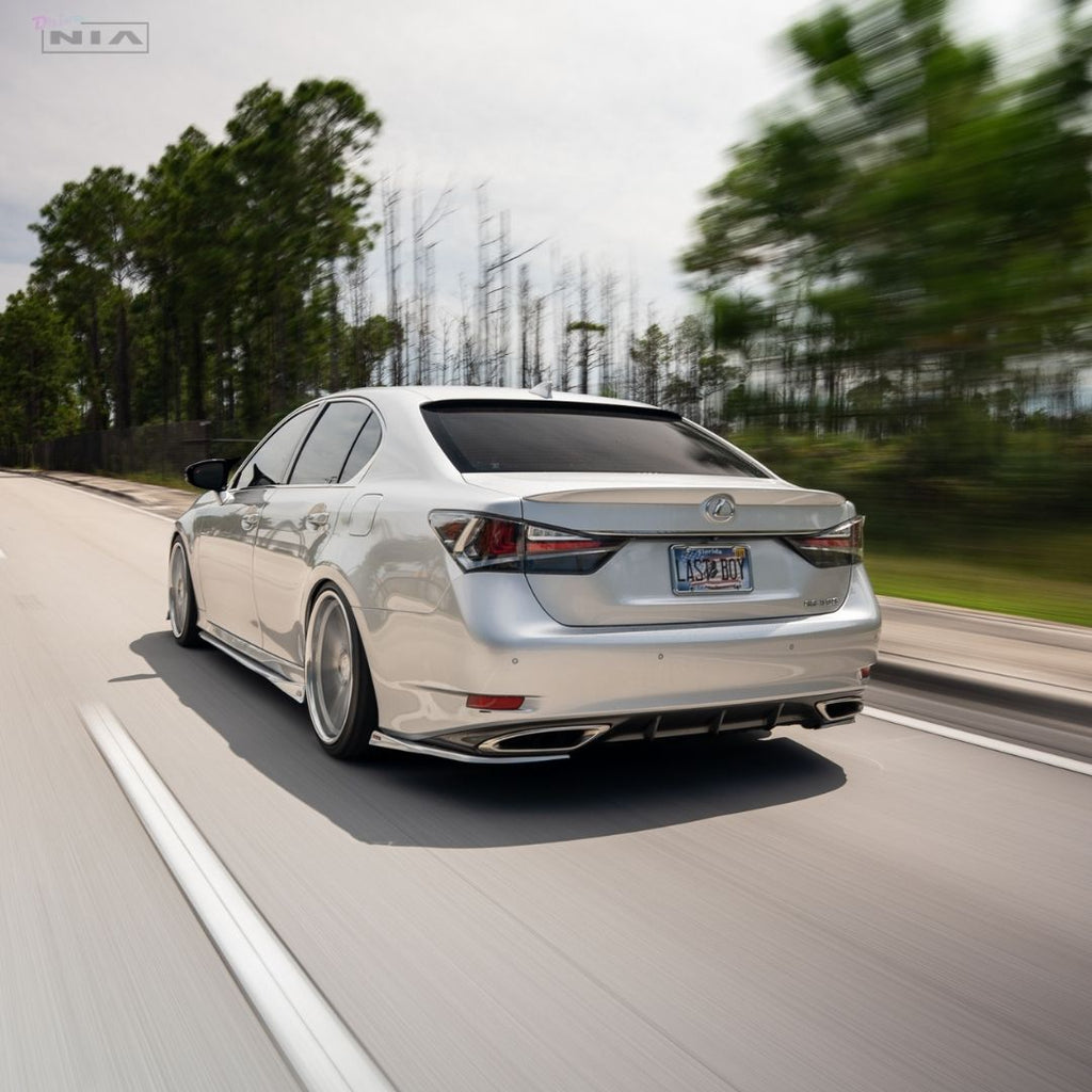 Lexus GS Base Model, F-Sport NIA rear lip spats bodykit 2012-2020 in ABS